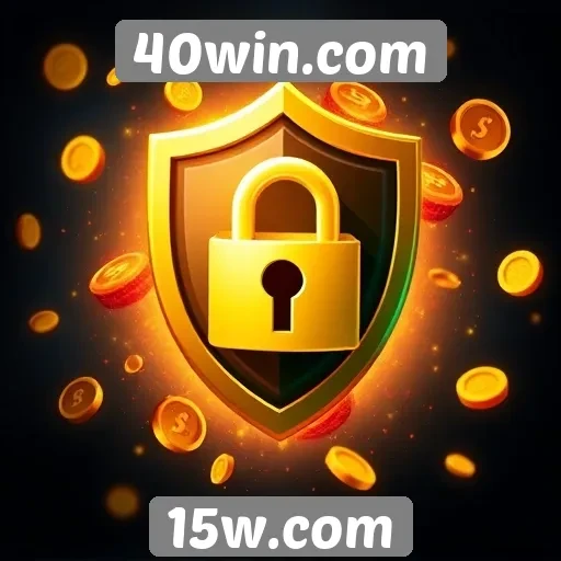 Recursos de segurança no site de 40win.com