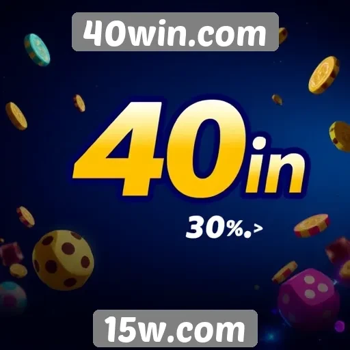 Exploração do catálogo de jogos disponíveis no 40win.com